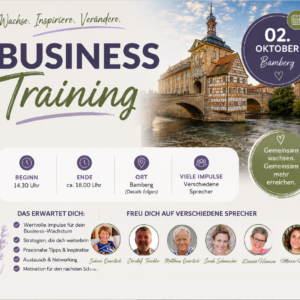 Business Training | Das Live-Event am 02.10.2026